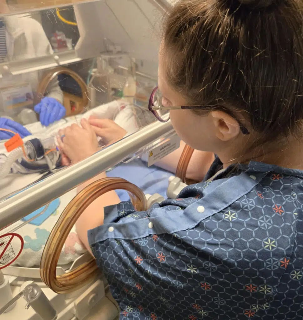 Baby Atlas in Incubator